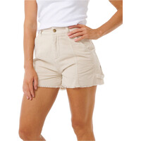 Rip Curl pantalón corto deporte mujer PACIFIC DREAMS CORD SHORT vista trasera