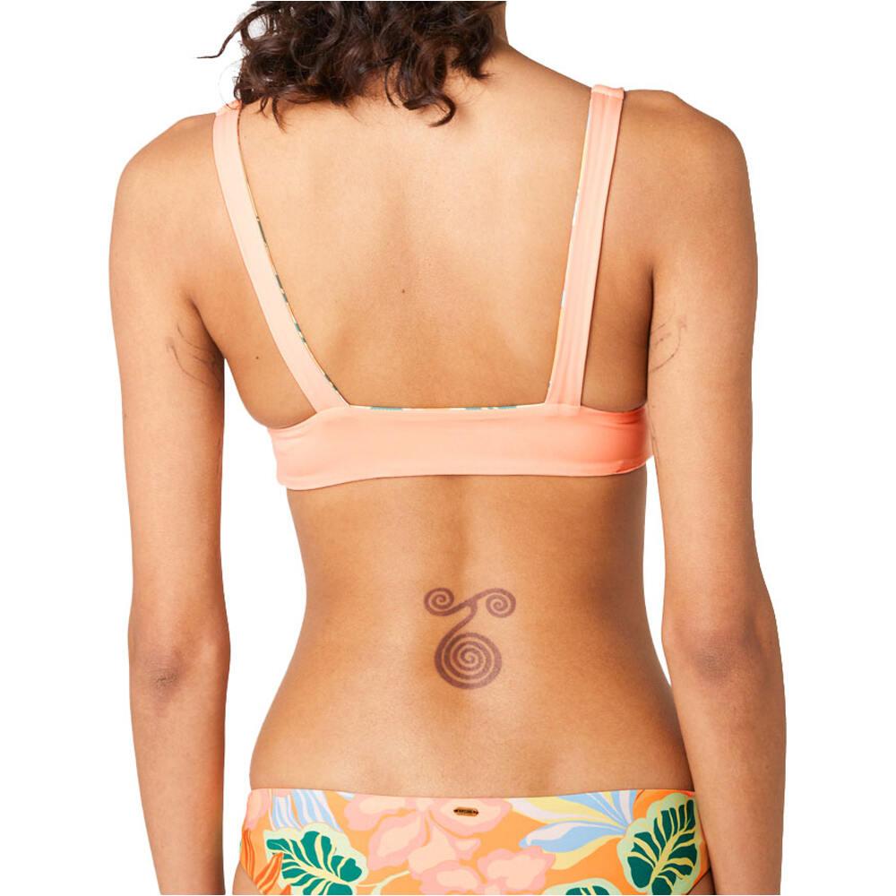 Rip Curl parte de arriba bikini FOLLOW THE SUN REVO HALTER vista trasera