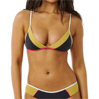 Rip Curl parte de arriba bikini HIBISCUS HEAT SPLICE TRI vista frontal