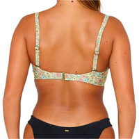 Rip Curl parte de arriba bikini SEA OF DREAMS D-DD CROP vista trasera