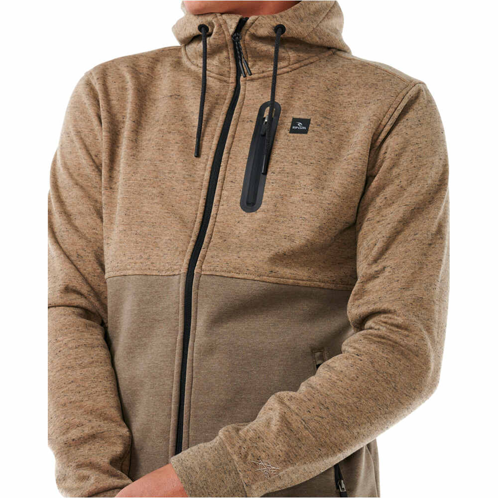 Rip Curl polar hombre ANTI SERIES DEPARTED ZIP THR 03