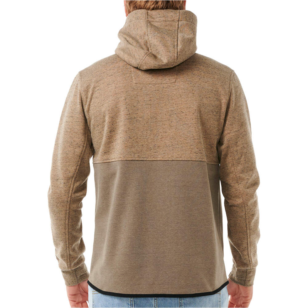 Rip Curl polar hombre ANTI SERIES DEPARTED ZIP THR vista trasera