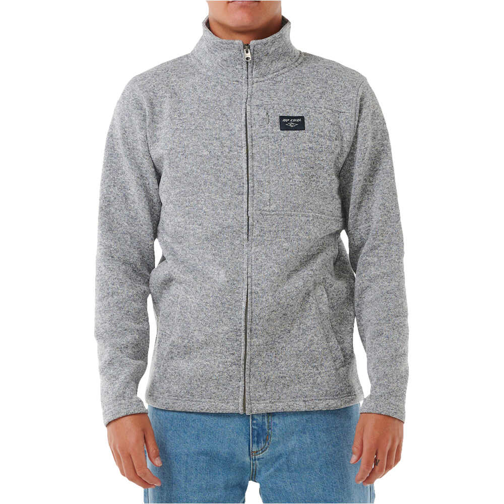 Rip Curl sudadera hombre CRESCENT ZIP THRU vista frontal