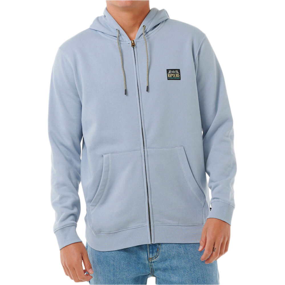 Rip Curl sudadera hombre HORIZON ZIP THRU HOOD vista frontal