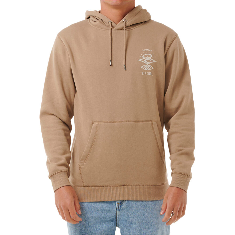 Rip Curl sudadera hombre SEARCH ICON HOOD vista frontal