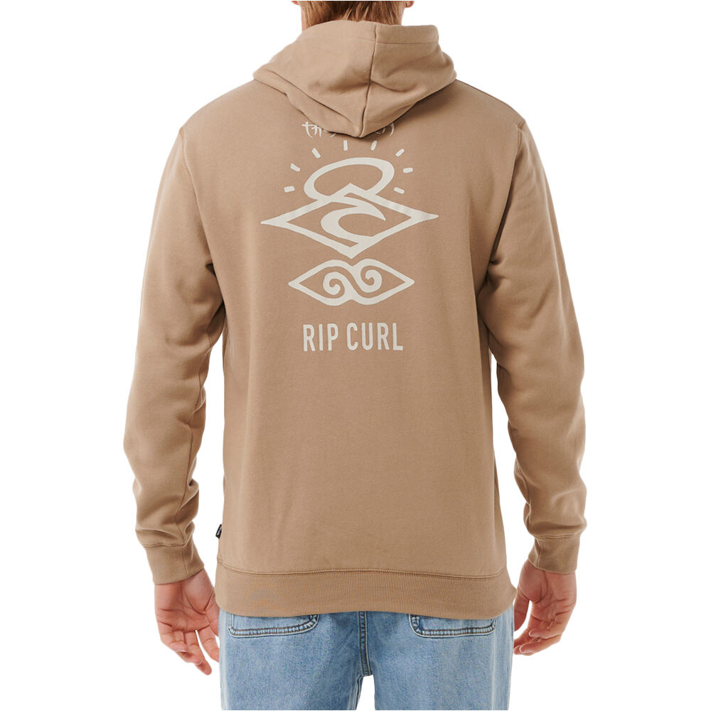 Rip Curl sudadera hombre SEARCH ICON HOOD vista trasera