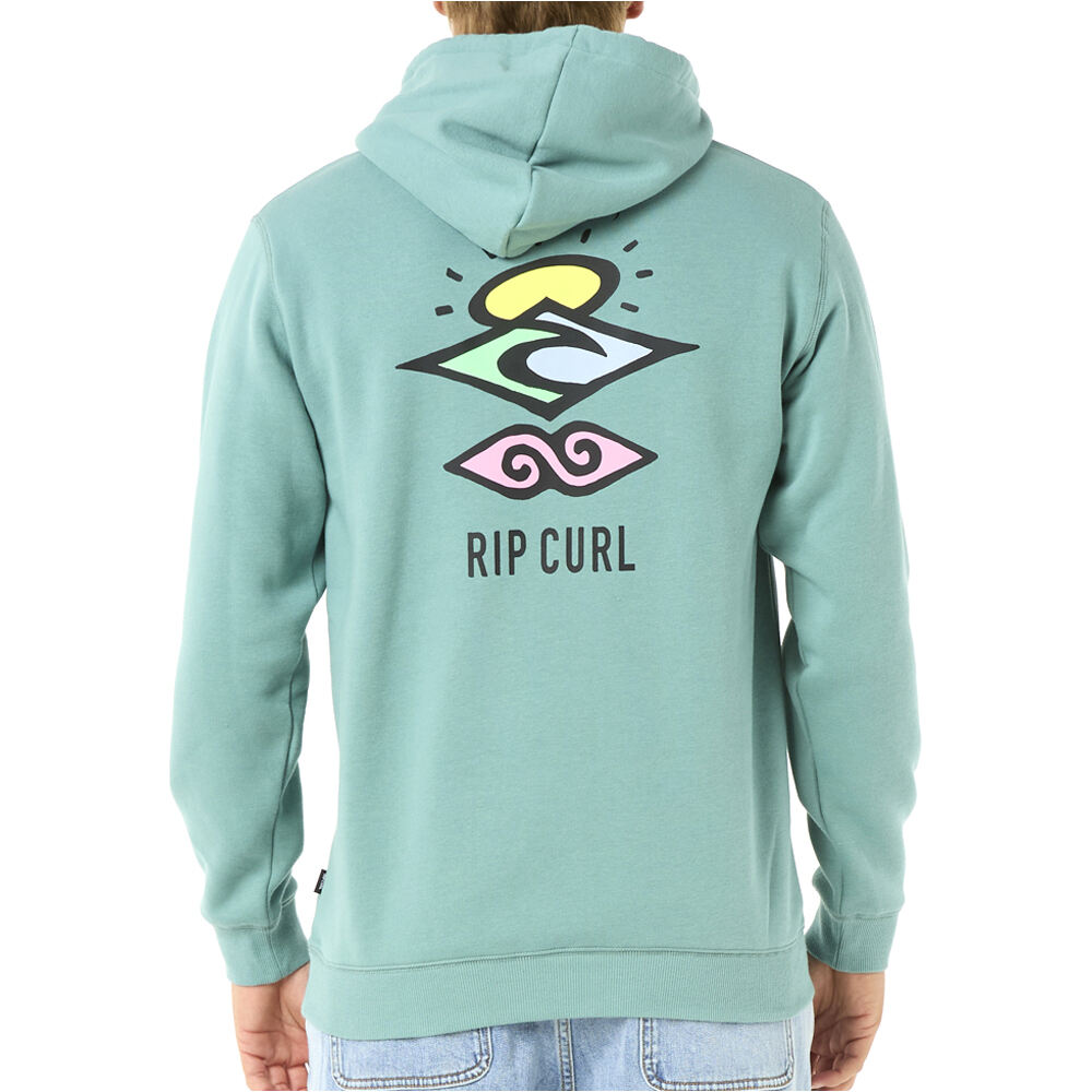 Rip Curl sudadera hombre SEARCH ICON HOOD vista trasera