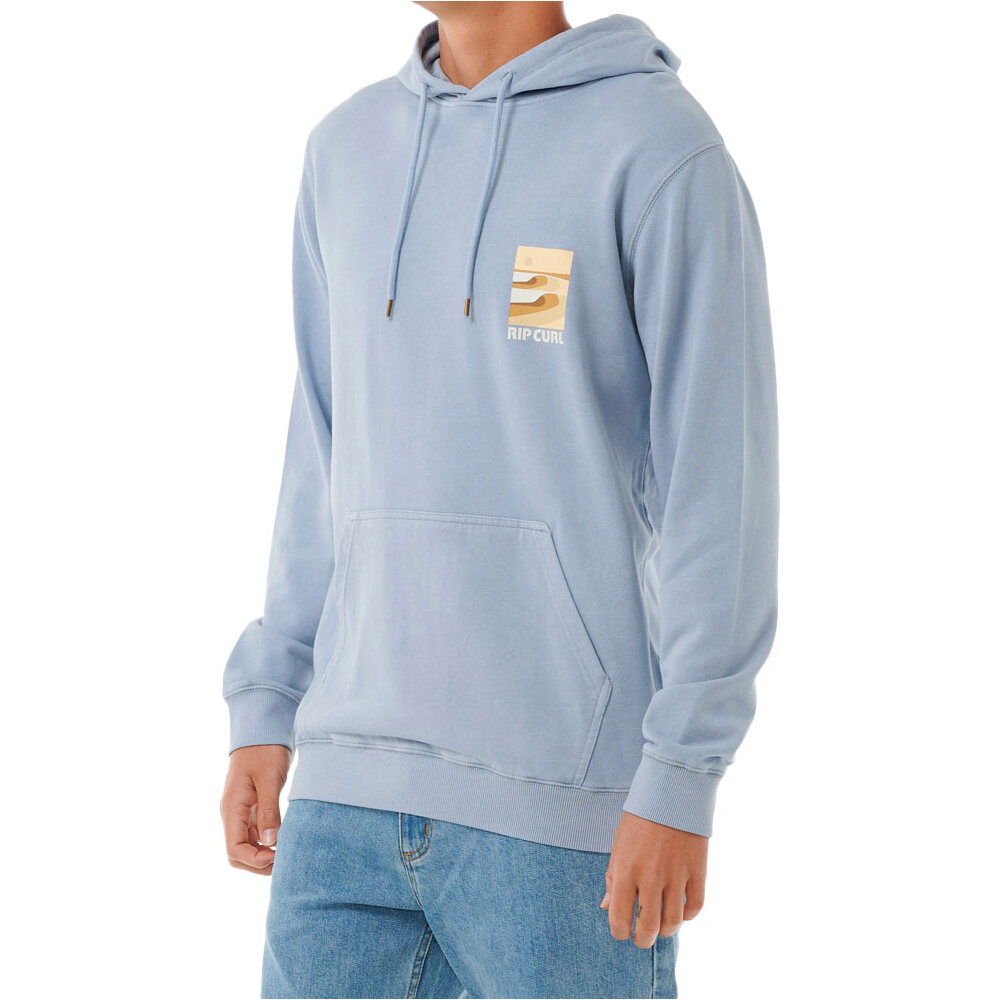 Rip Curl sudadera hombre SURF REVIVAL LINED UP ZIP THRU vista detalle