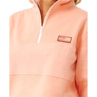 Rip Curl sudadera mujer FORTALEZA  HALF ZIP FLEECE vista detalle