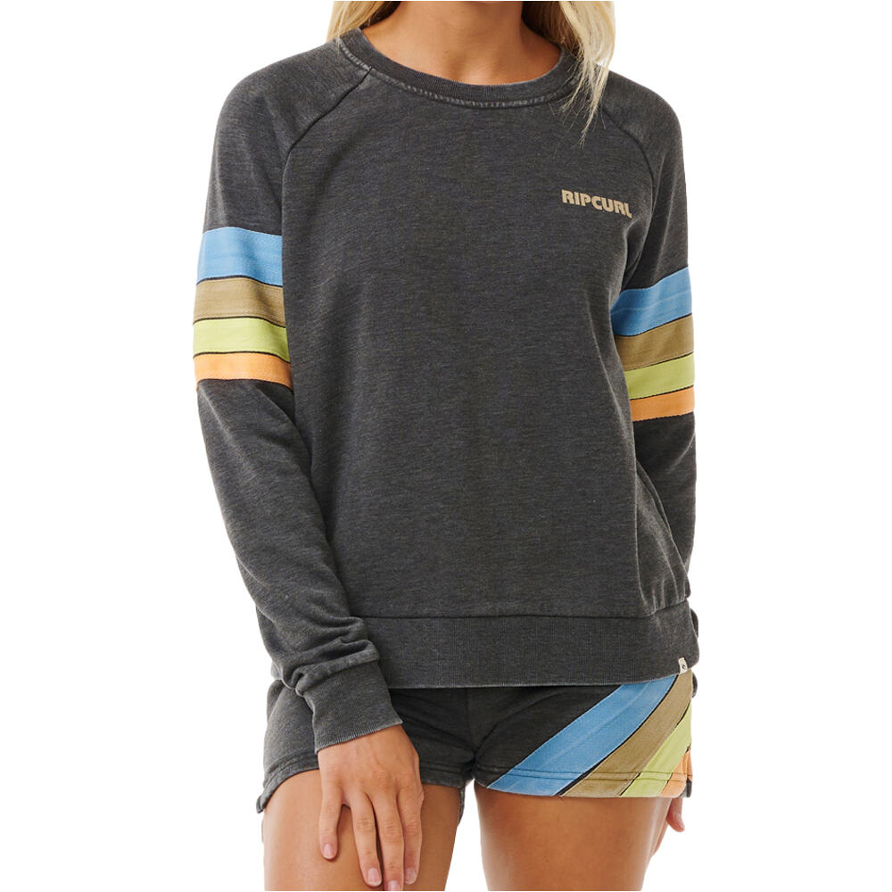 Rip Curl sudadera mujer HIGH TIDE SURF RAGLAN CREW vista frontal