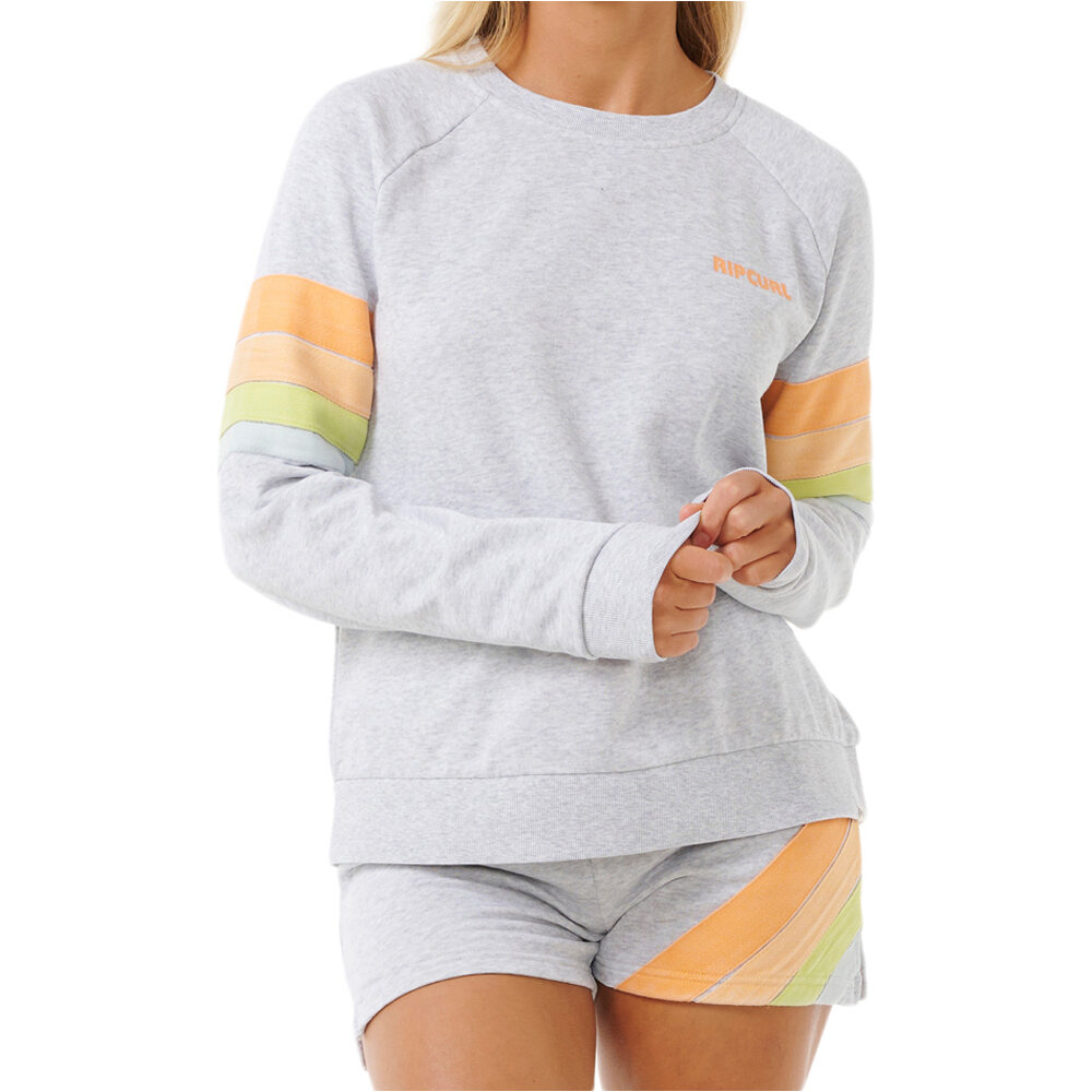 Rip Curl sudadera mujer HIGH TIDE SURF RAGLAN CREW vista frontal