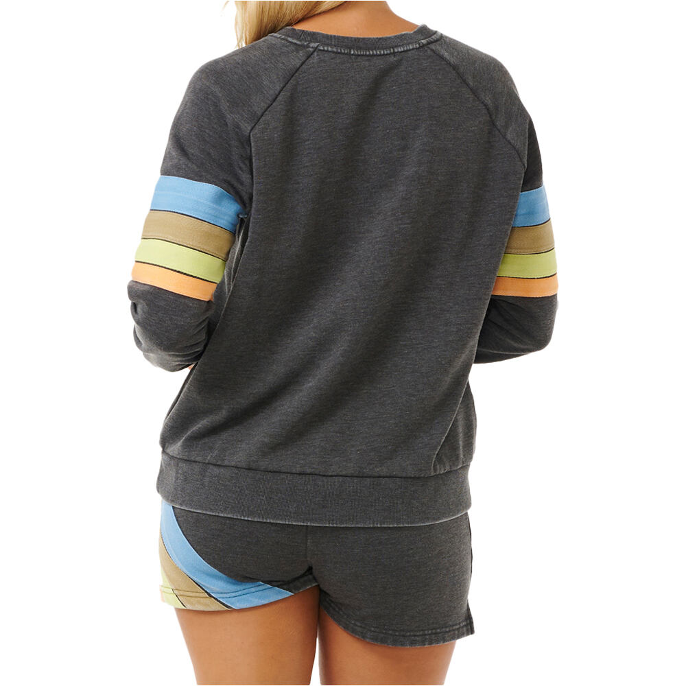 Rip Curl sudadera mujer HIGH TIDE SURF RAGLAN CREW vista trasera