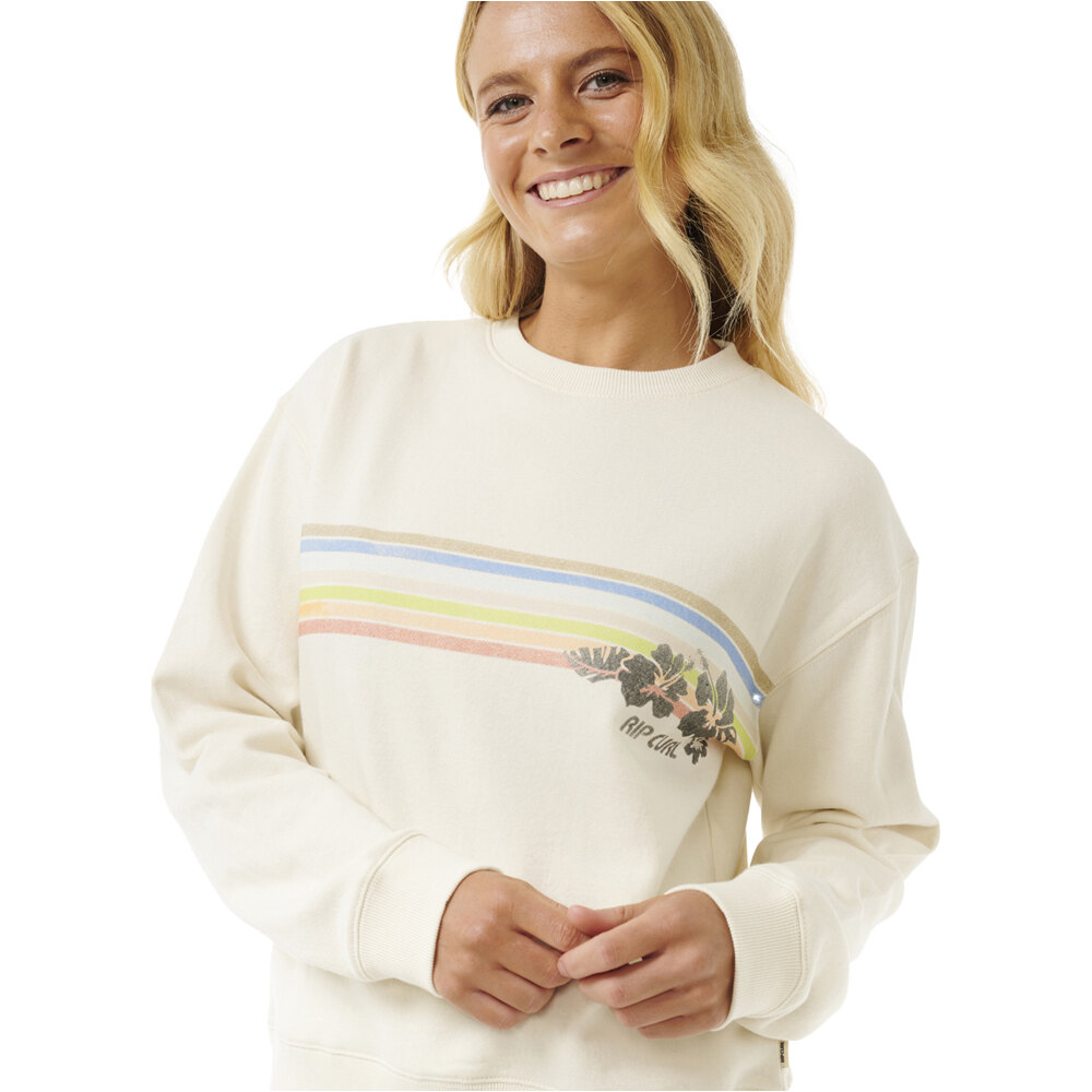 Rip Curl sudadera mujer HOFFMAN RELAXED CREW vista detalle