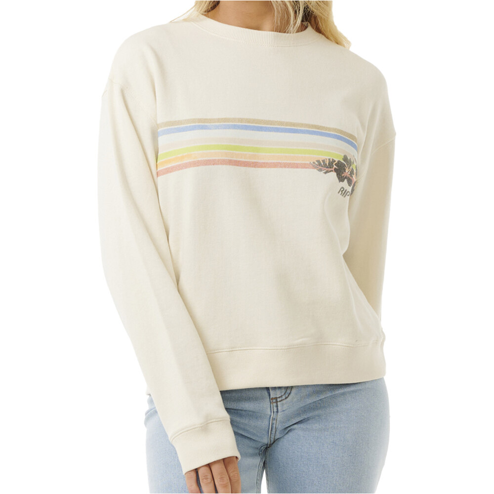 Rip Curl sudadera mujer HOFFMAN RELAXED CREW vista frontal