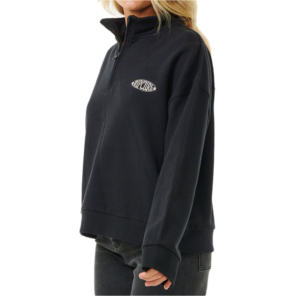 Rip Curl sudadera mujer SOLEIL 1/4 ZIP PULL OVER vista detalle