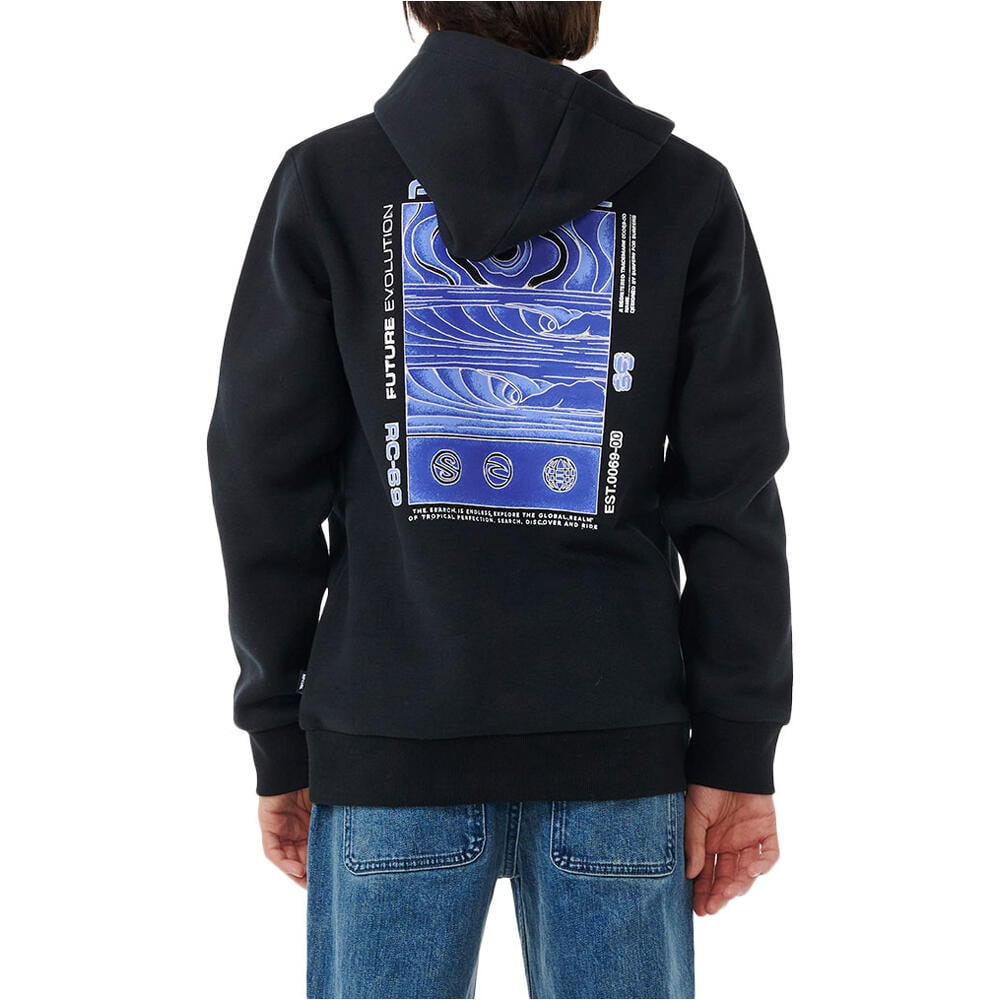 Rip Curl sudadera niño FUTURE EVOLUTION HOOD - BOY vista trasera