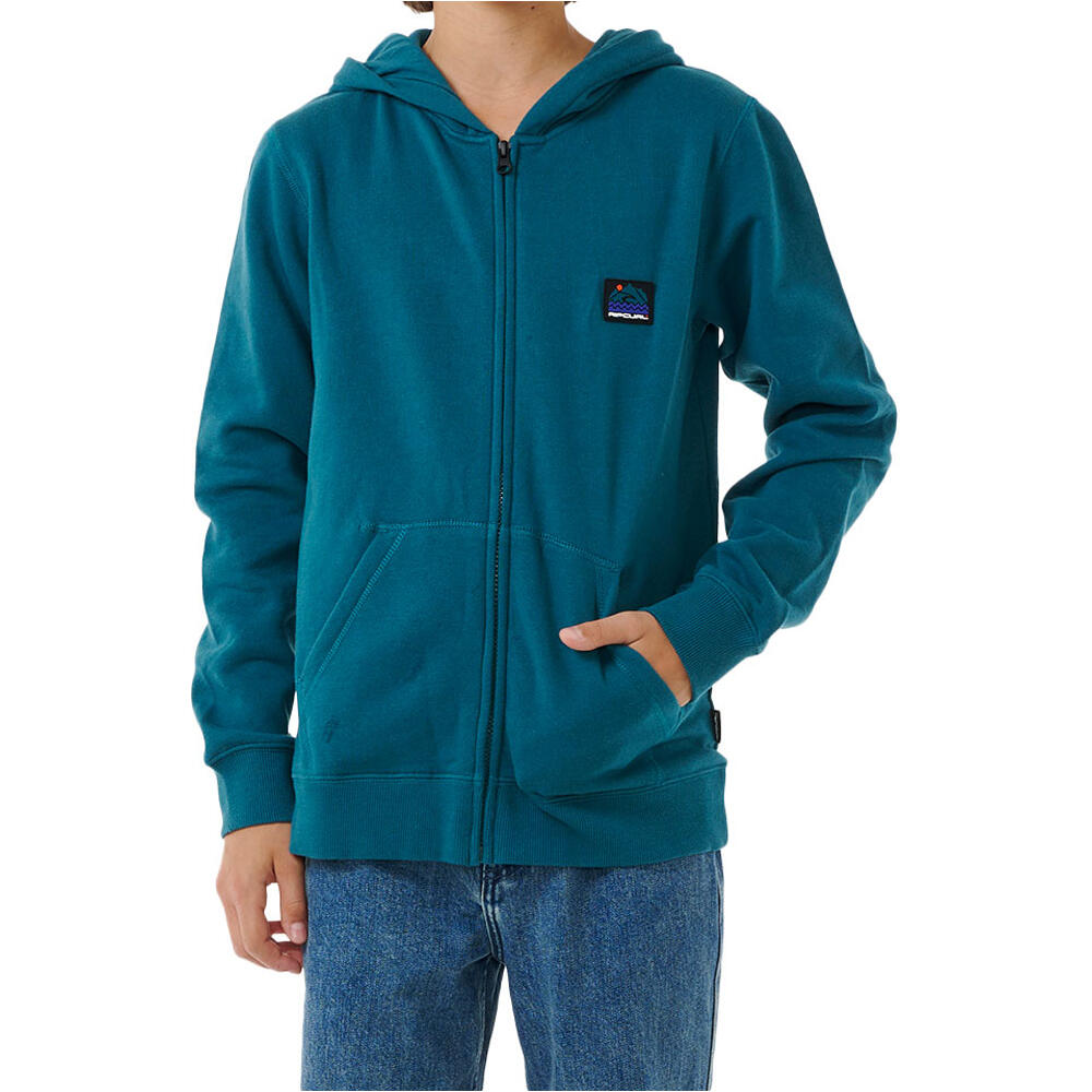 Rip Curl sudadera niño SEARCH ZIP THRU HOOD-BOY vista frontal