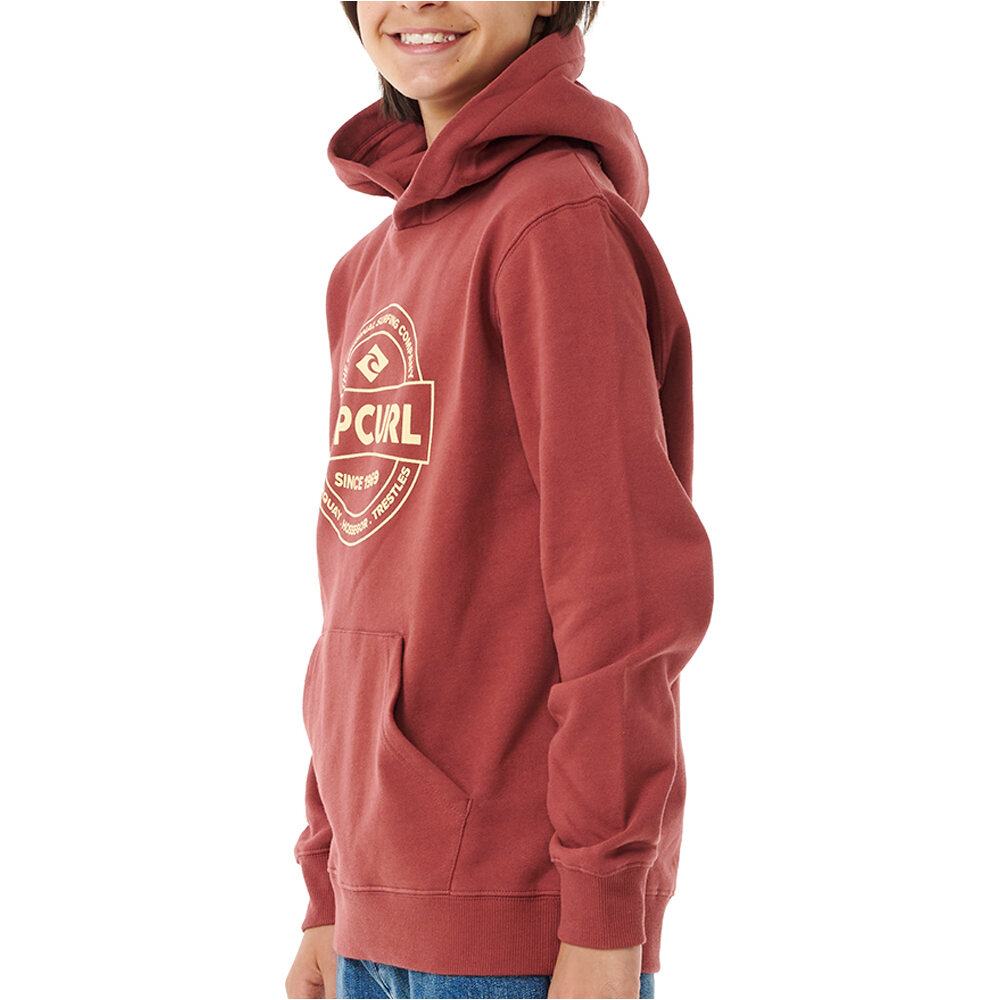 Rip Curl sudadera niño STAPLER HOOD-BOY vista detalle