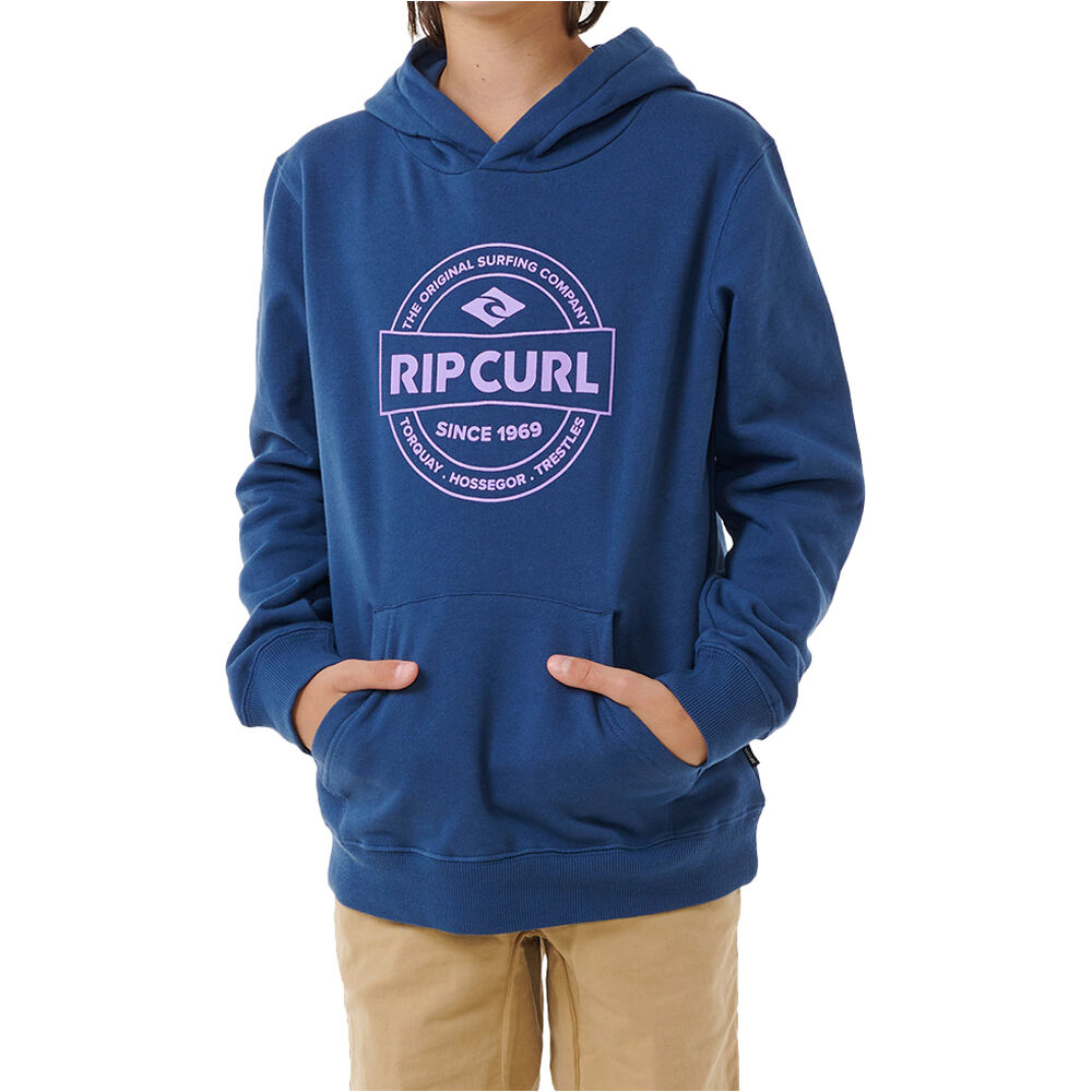 Rip Curl sudadera niño STAPLER HOOD-BOY vista frontal