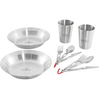 Robens platos SIERRA STEEL MEAL SET 2 servicio comple vista frontal