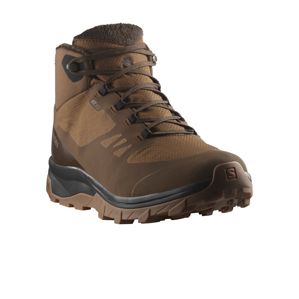 Salomon bota trekking hombre OUTSNAP CSWP lateral interior