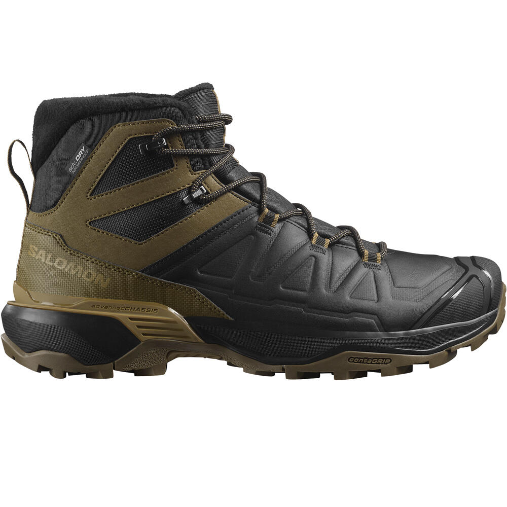 Salomon bota trekking hombre X ULTRA SNOWPILOT WP lateral exterior