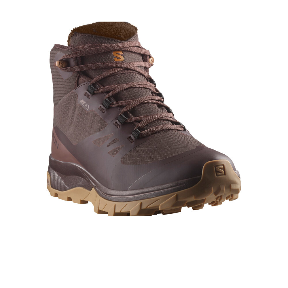 Salomon bota trekking mujer OUTSNAP CSWP W lateral interior