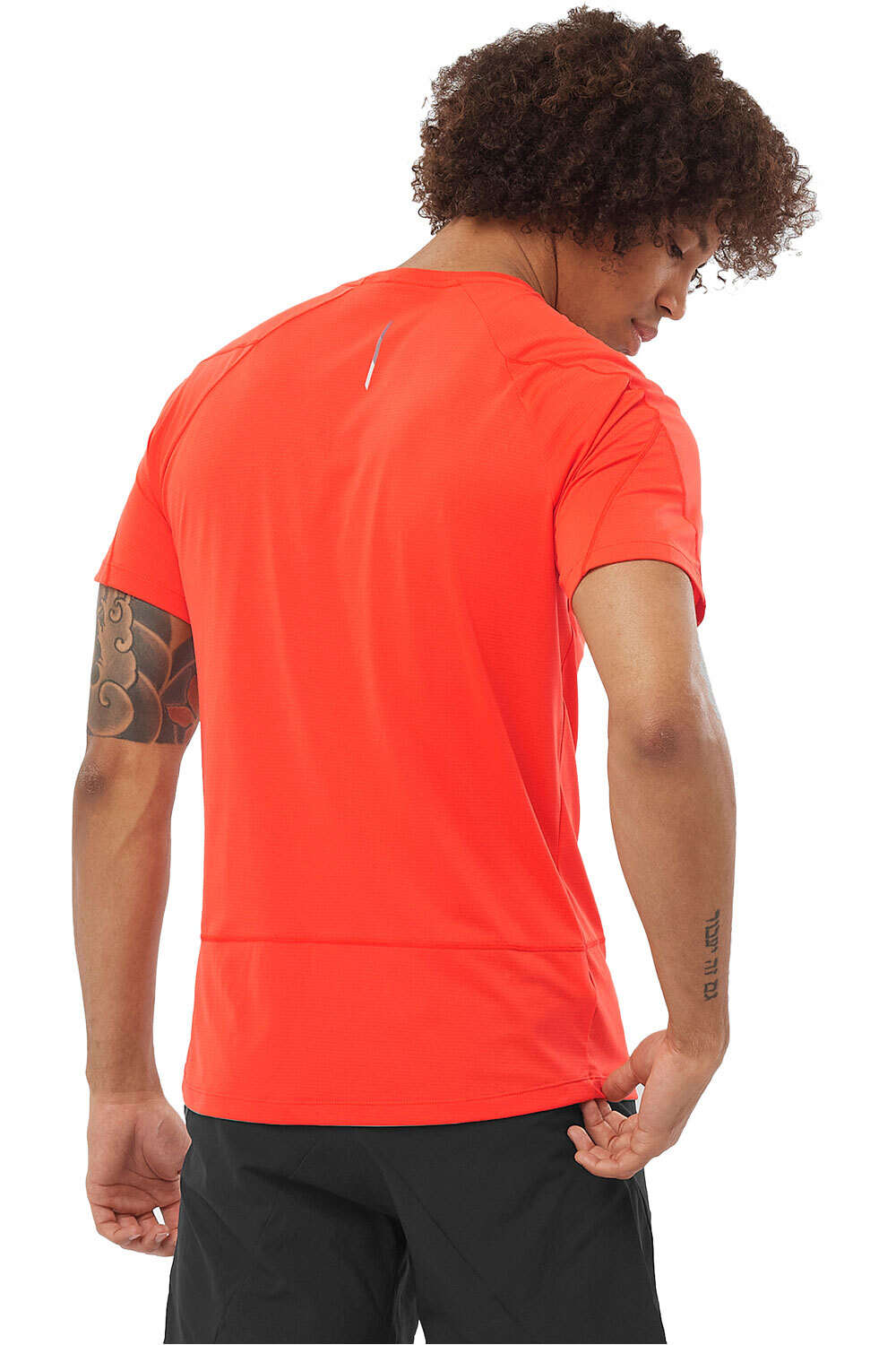 Salomon camisetas trail running manga corta hombre CROSS RUN SS TEE M vista trasera