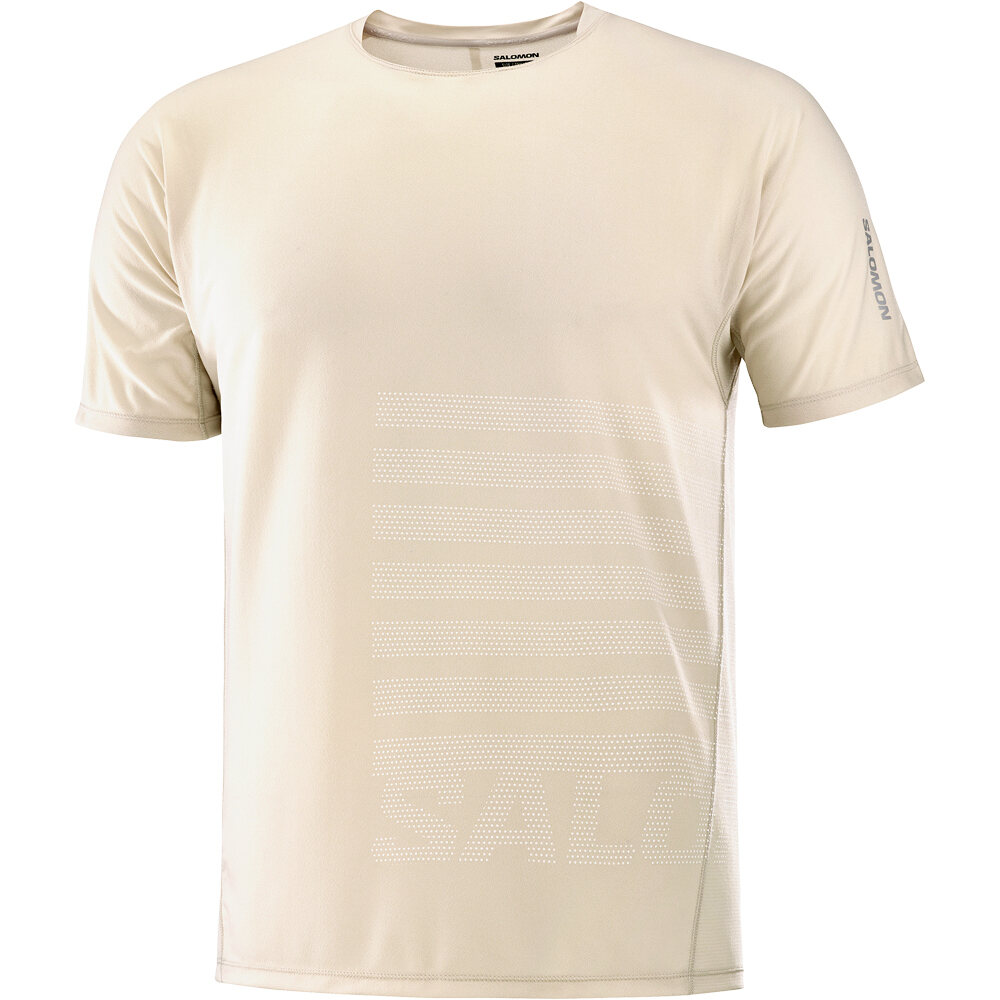 Salomon camisetas trail running manga corta hombre SENSE AERO SS TEE GFX M vista detalle