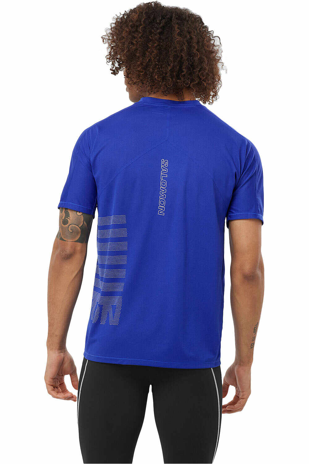 Salomon camisetas trail running manga corta hombre SENSE AERO SS TEE GFX M vista trasera