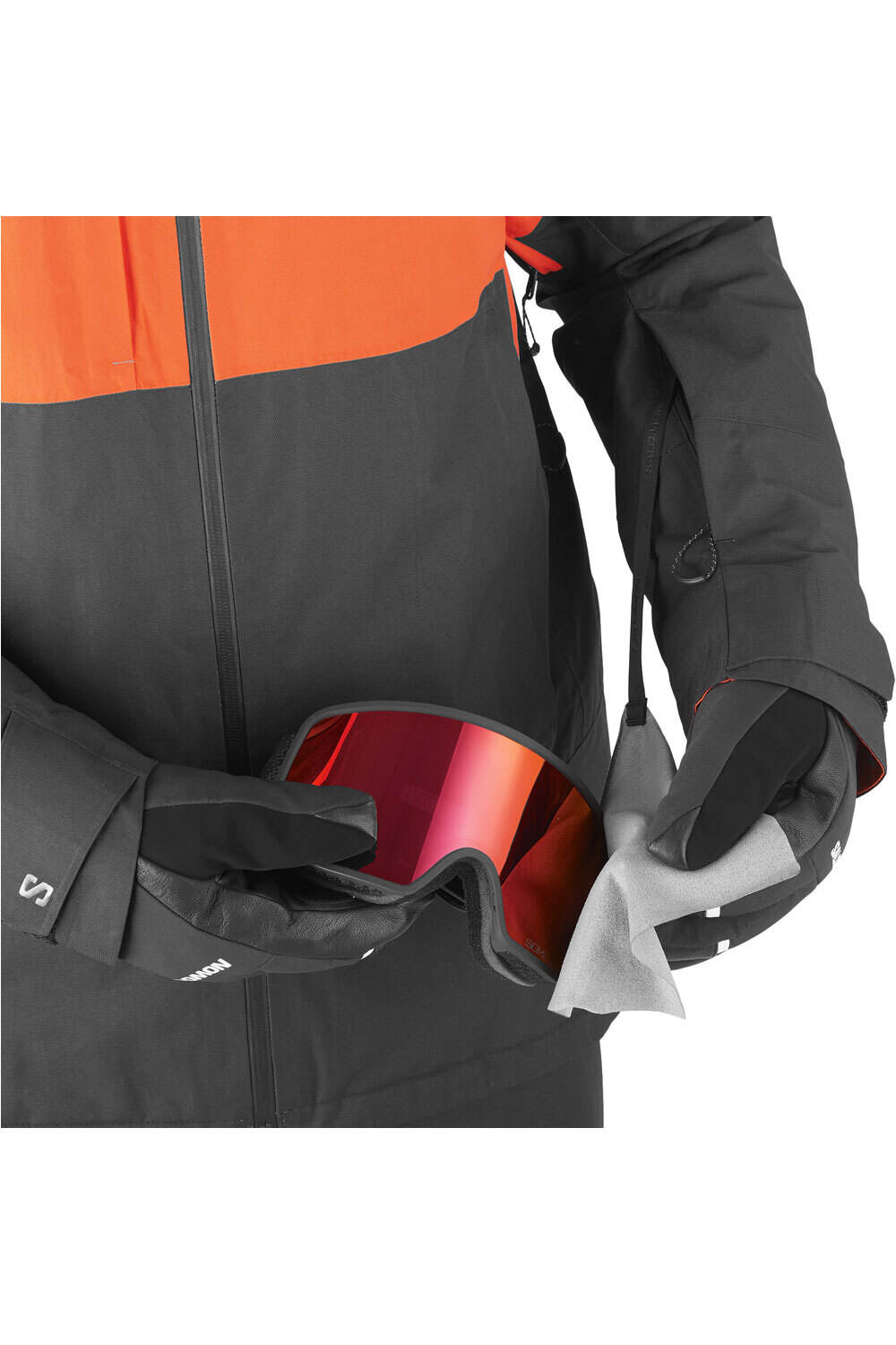 Salomon chaqueta esquí hombre TRANSFER PUFF JACKET M vista detalle