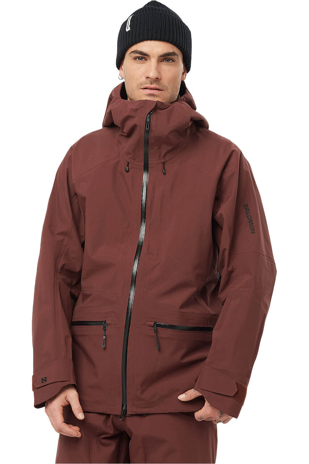 Salomon chaqueta impermeable hombre ABSOLUTE 3L JKT M vista frontal