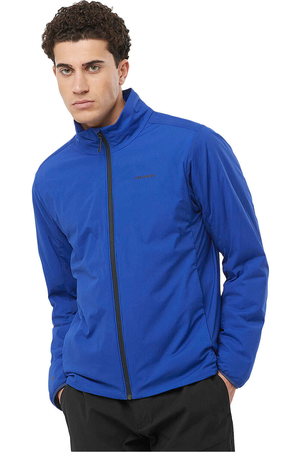 Salomon chaqueta impermeable hombre MOUNTAIN FLEX JCKT M vista frontal