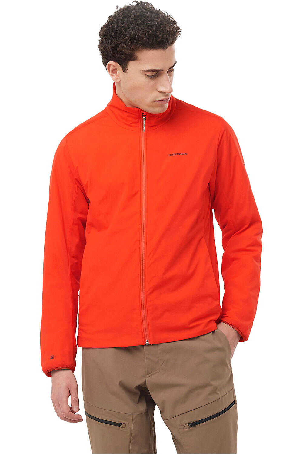 Salomon chaqueta impermeable hombre MOUNTAIN FLEX JCKT M vista frontal