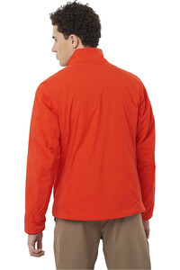 Salomon chaqueta impermeable hombre MOUNTAIN FLEX JCKT M vista trasera