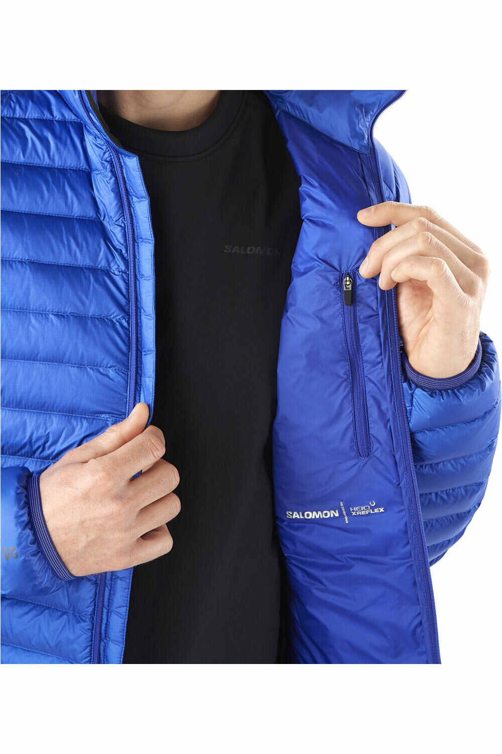 Salomon chaqueta outdoor hombre ELIXIR MICRO DOWN JKT M vista detalle