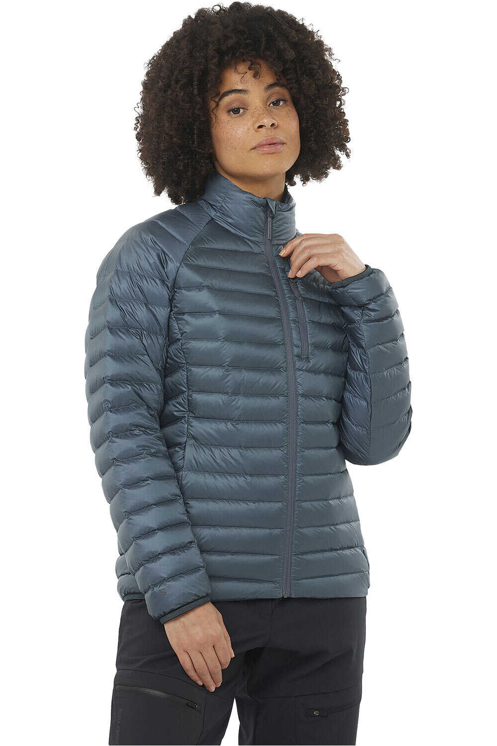 Salomon chaqueta outdoor mujer ELIXIR MICRO DOWN JCKT W vista frontal