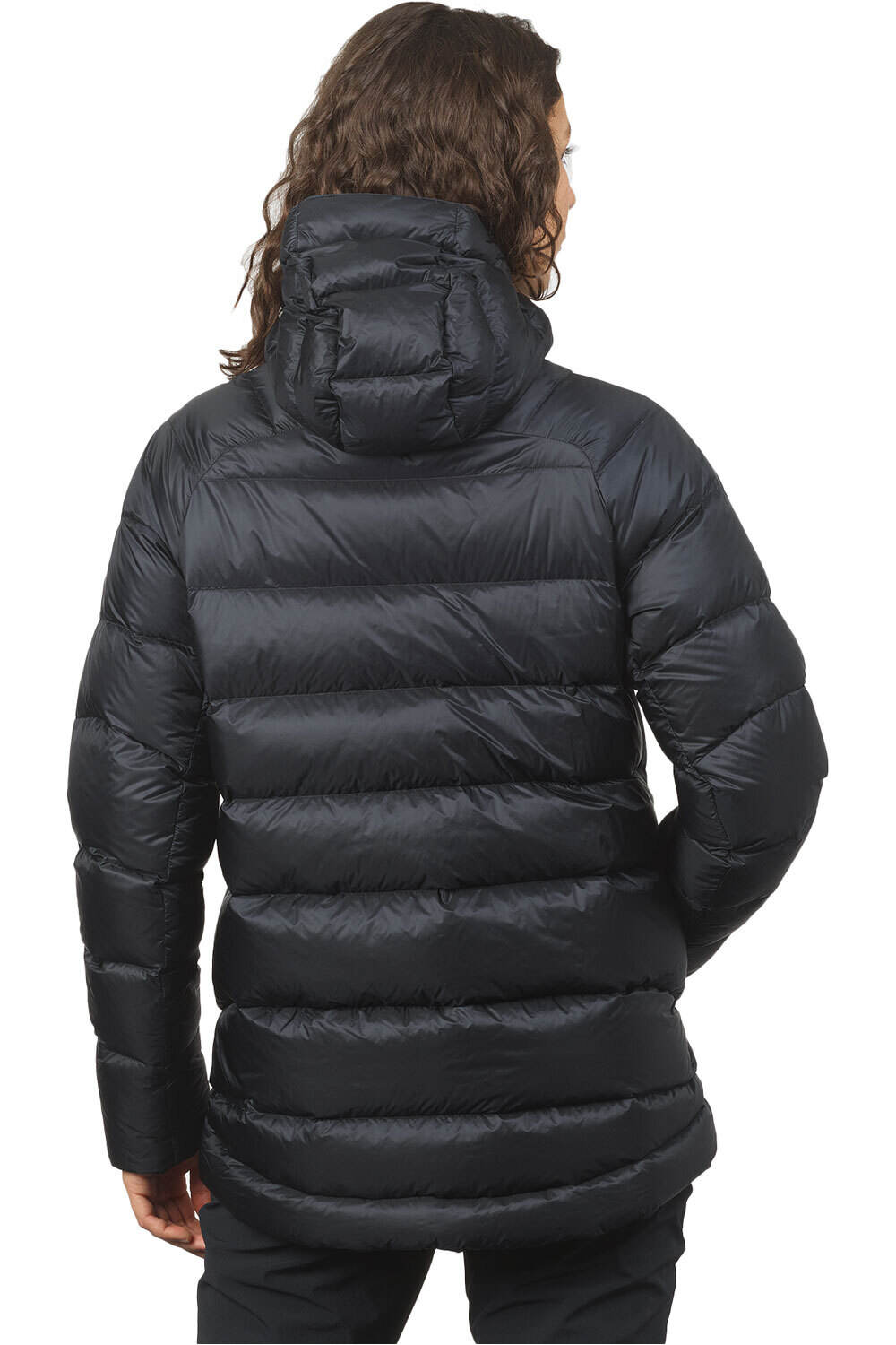 Salomon chaqueta outdoor mujer ELIXIR ULTRA DOWN PARKA W vista trasera