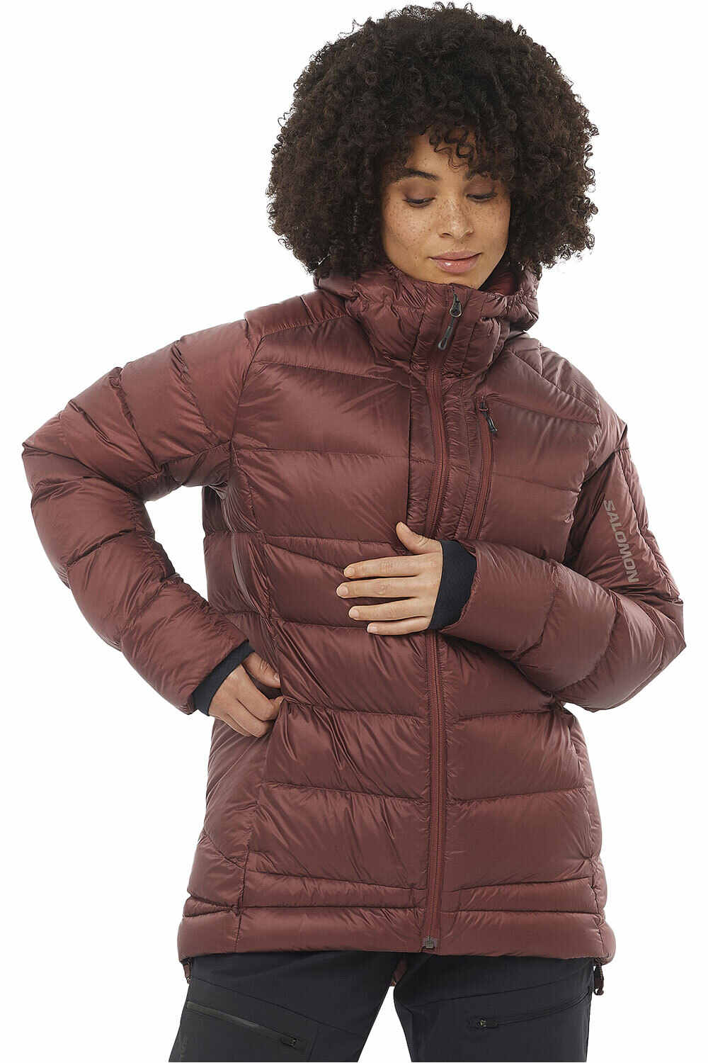 Salomon chaqueta outdoor mujer ELIXIR ULTRA DOWN W vista frontal