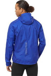 Salomon CHAQUETA TRAIL RUNNING HOMBRE BONATTI WP JACKET M vista trasera