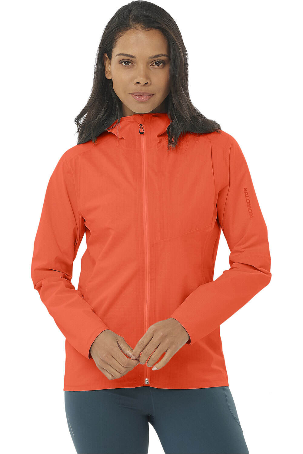 Salomon CHAQUETA TRAIL RUNNING MUJER BONATTI TRAIL JKT W vista frontal