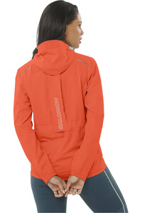 Salomon CHAQUETA TRAIL RUNNING MUJER BONATTI TRAIL JKT W vista trasera