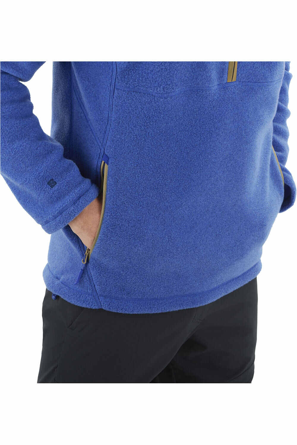 Salomon forro polar hombre CHROMA FLEECE HZ M vista detalle