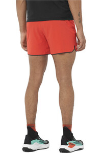 Salomon pantalón running hombre SENSE AERO 5'' SHORTS M vista trasera