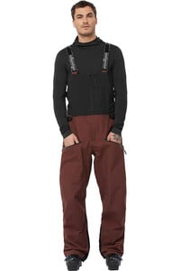 Salomon pantalones esquí hombre ABSOLUTE BIB M vista frontal