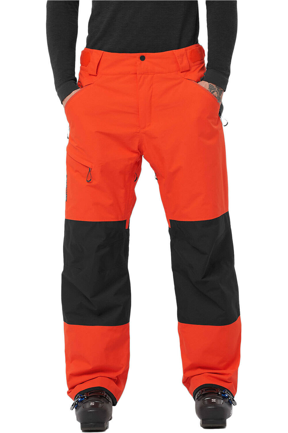 Salomon pantalones esquí hombre TRANSFER PUFF PANT M vista frontal