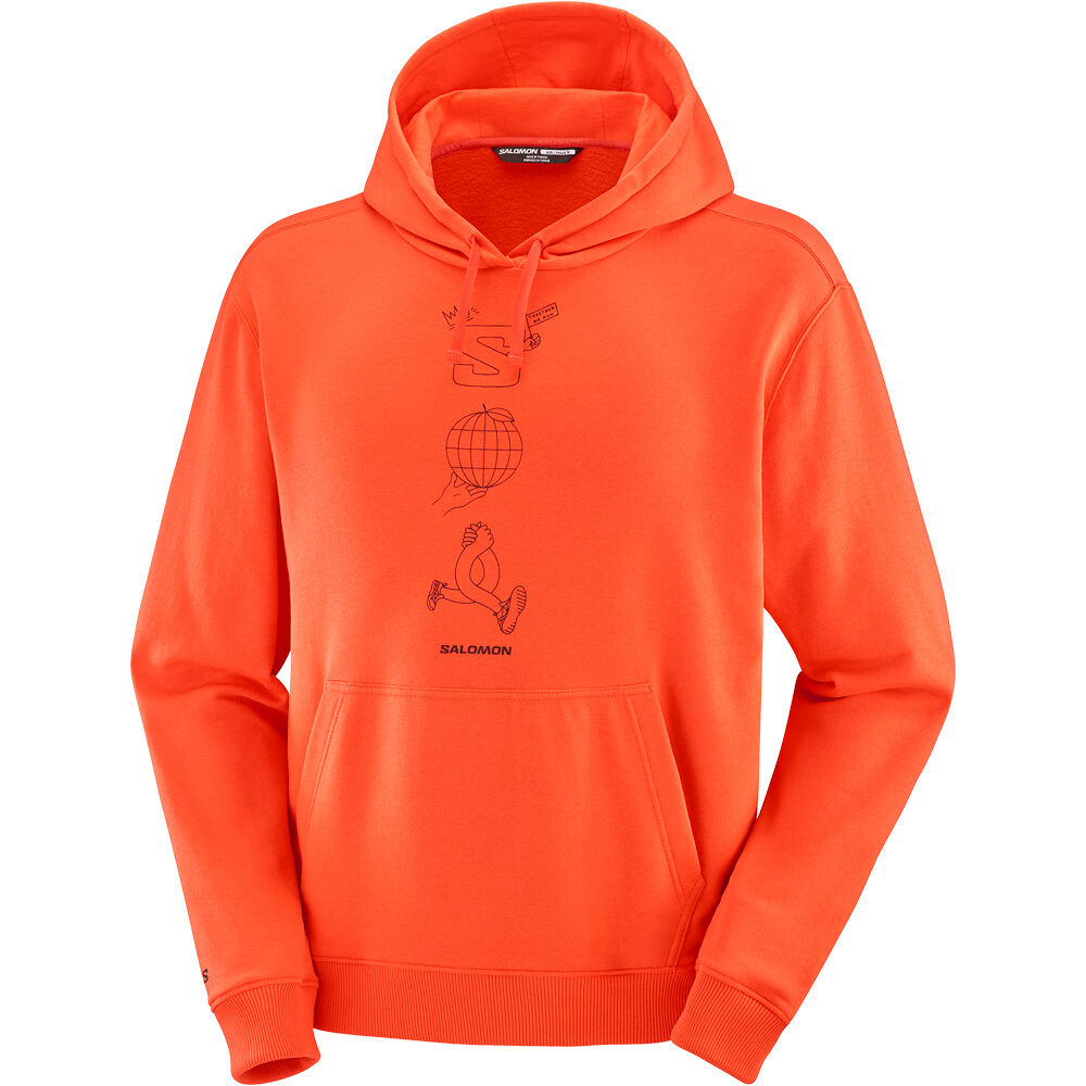 Salomon Sudaderas Montaña Hombre WORTHY HOODIE  M 03