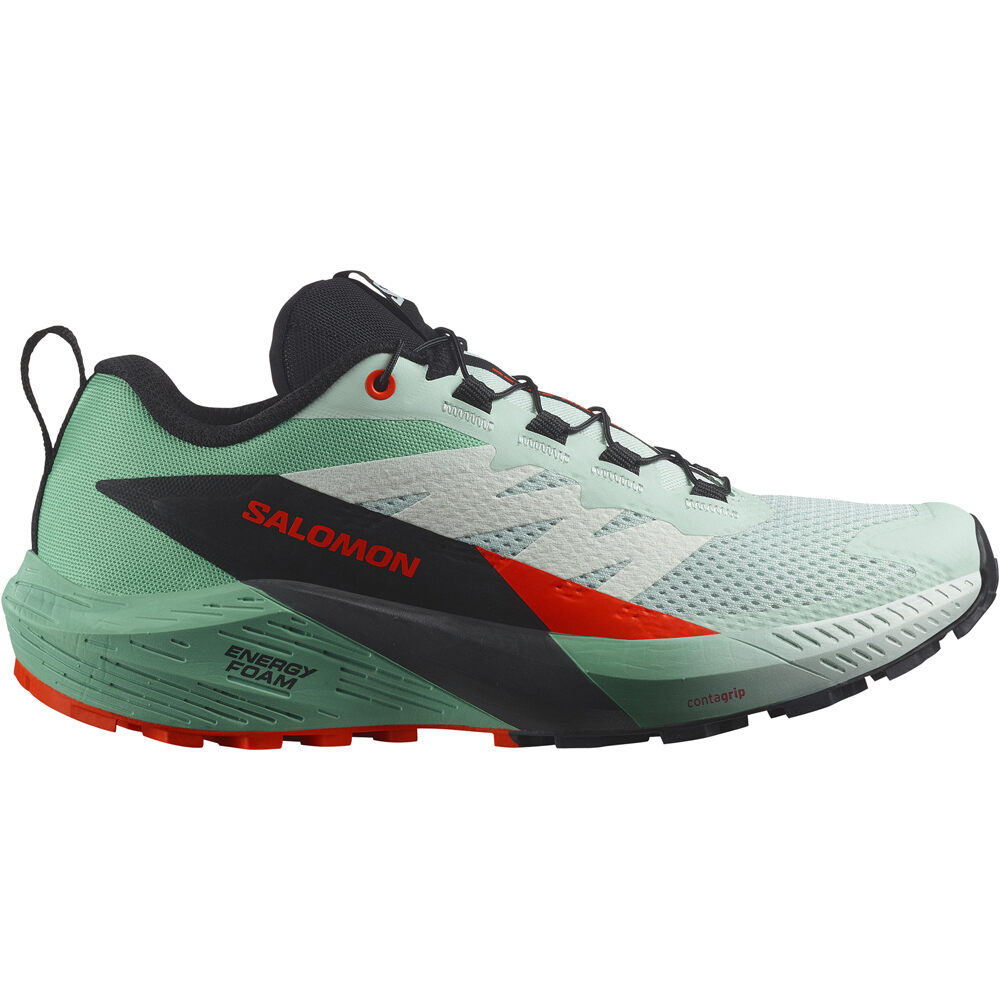 Salomon zapatillas trail mujer SENSE RIDE 5 W lateral exterior