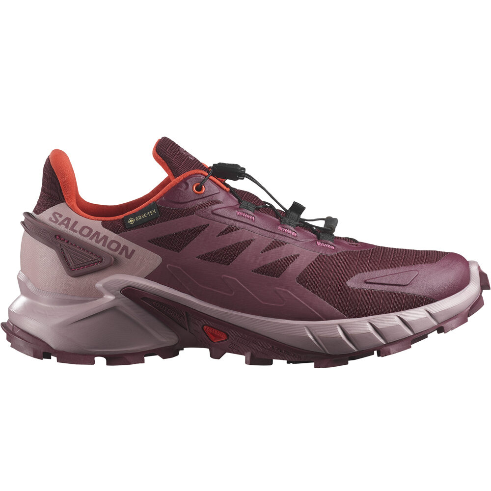 Salomon zapatillas trail mujer SUPERCROSS 4 GTX W lateral exterior