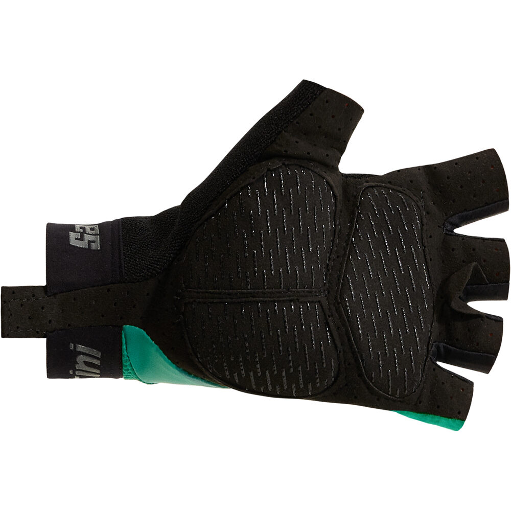 Santini guantes cortos ciclismo BENGAL - GEL GLOVES vista trasera